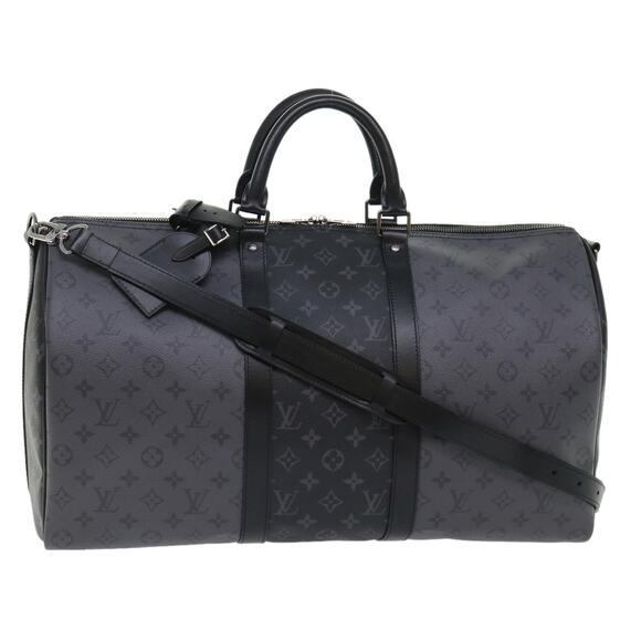 LOUIS VUITTON Eclipse Reverse Keepall Bandouliere 50 Bag M45392 - Picture 1 of 16